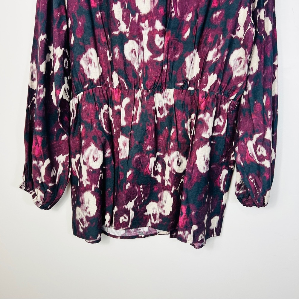 NWT Simple Wish Plum Wrap Tunic mini Dress women size EU 46 Xl/ XXL - Picture 12 of 13